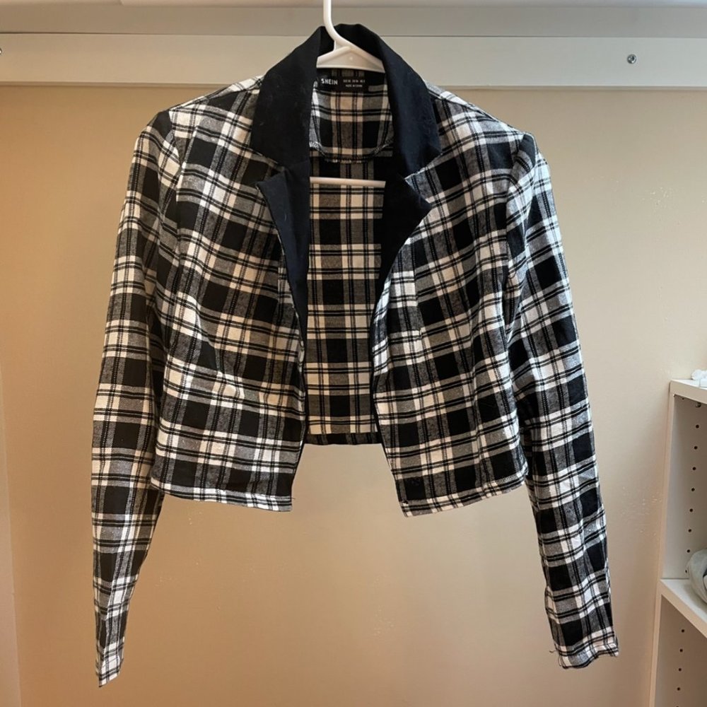 Plaid Blazer